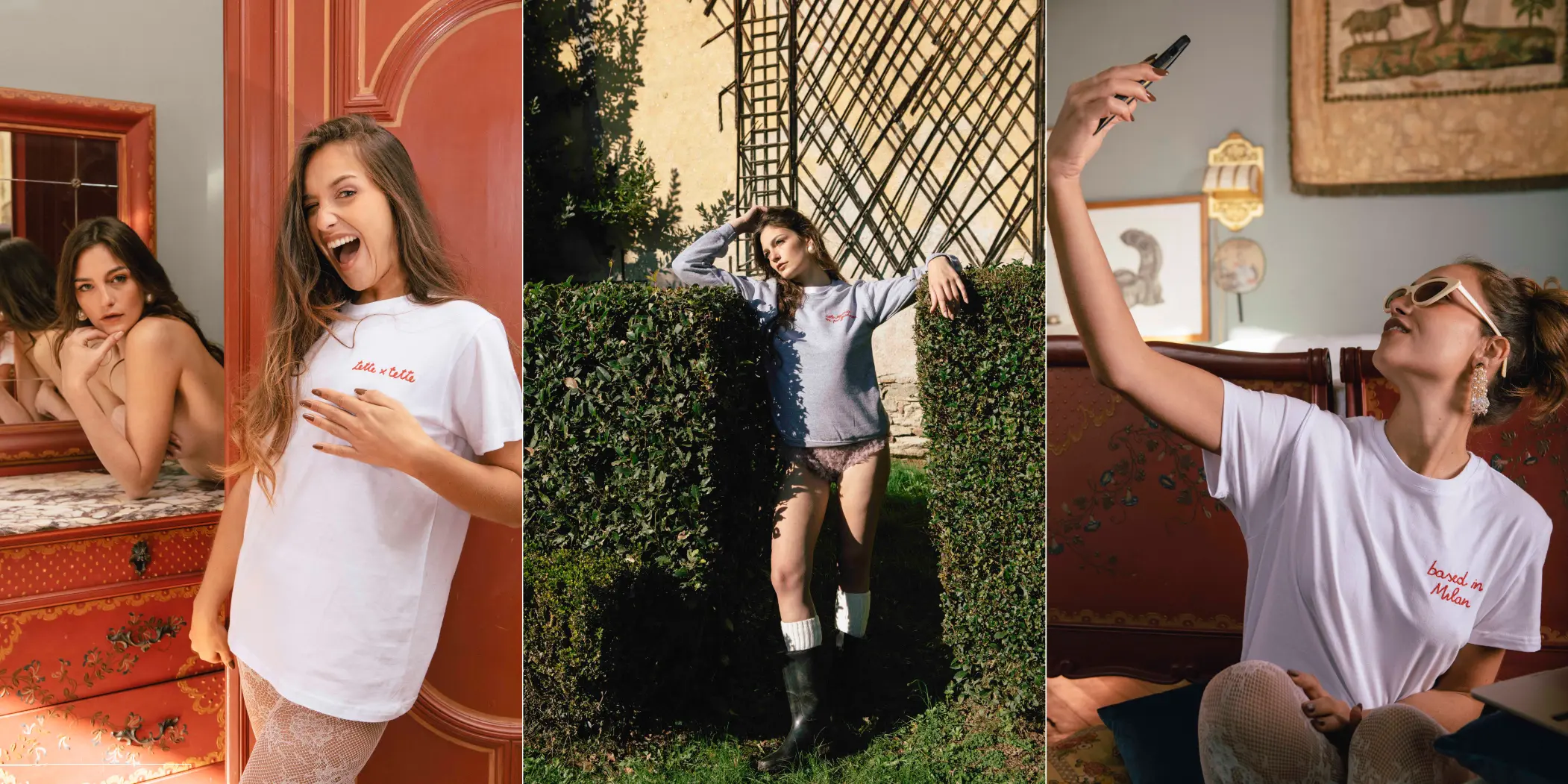 t shirt ricamate ueila milano